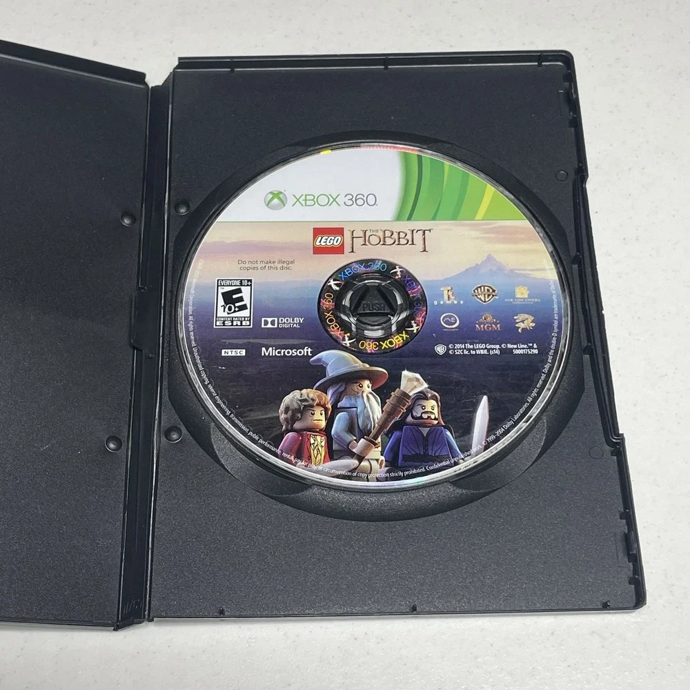 LEGO The Hobbit Xbox 360 Complete Video Game Tested Works Adventure Family E10+